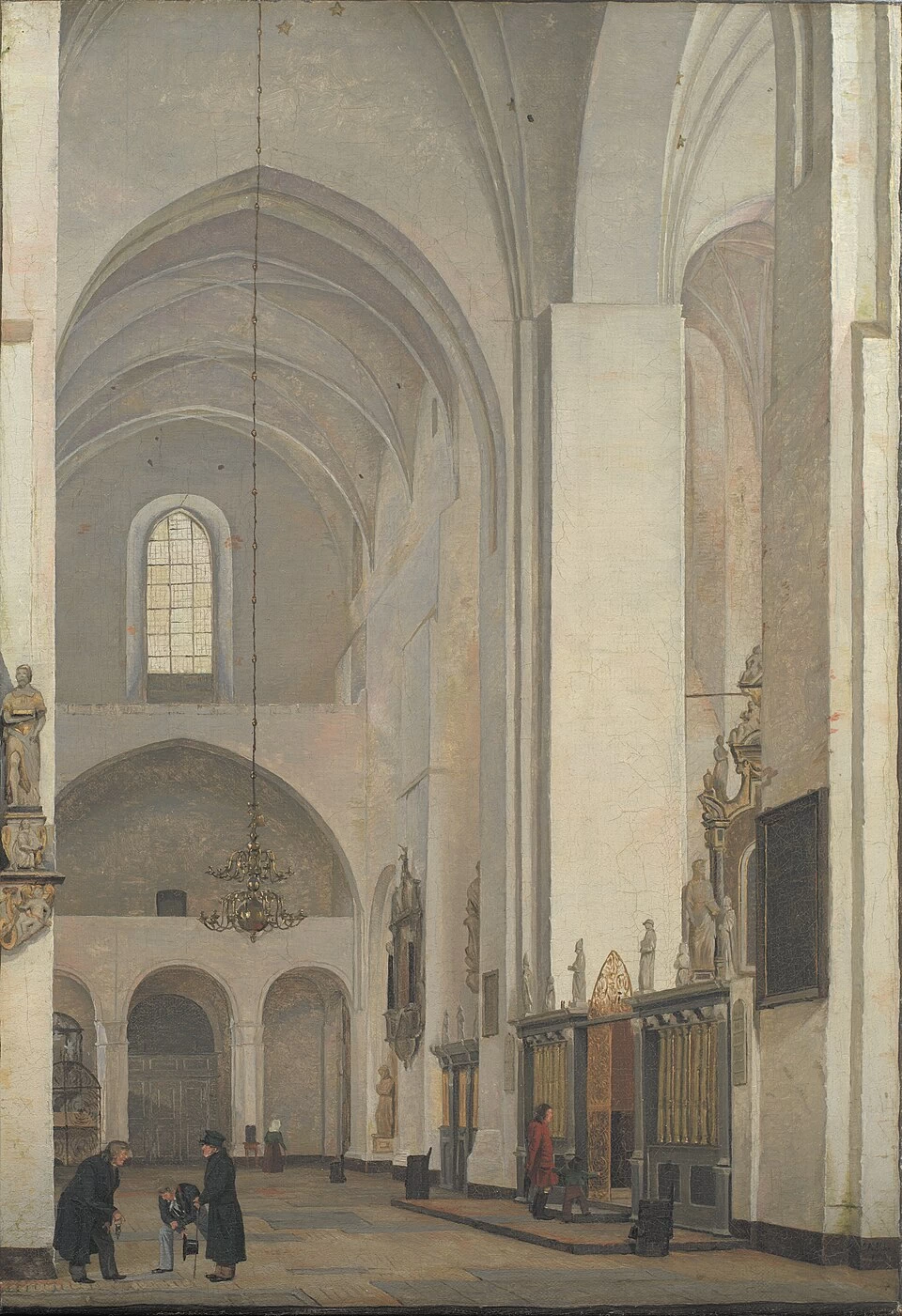 Christen Købke - Festa nella cattedrale di Aarhus, 1830, Statens Museum for Kuns, Copenaghen